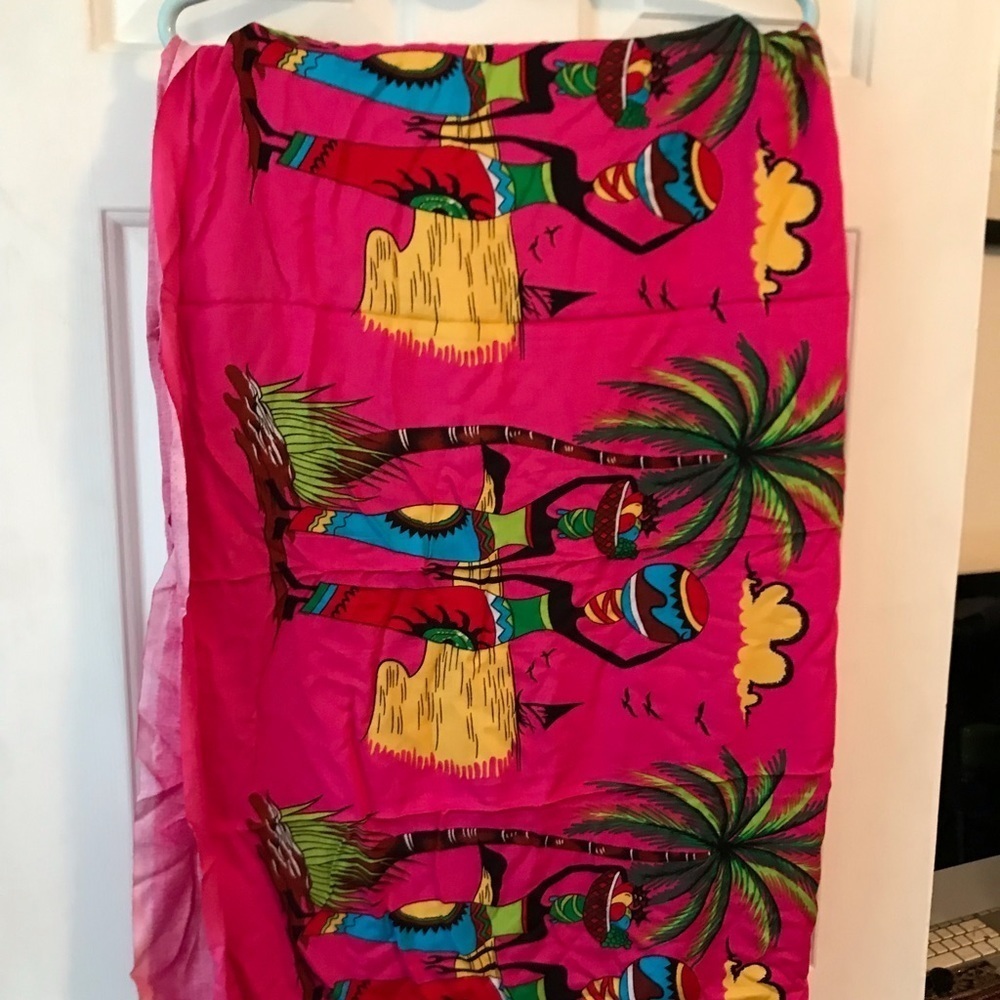 Kenyan handcrafted cotton printed scarf/wrap